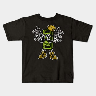 Cash Rules Kids T-Shirt